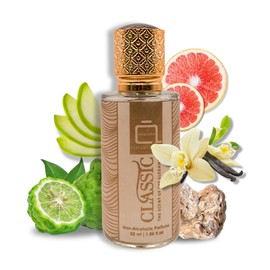 ARABIAN PERFUMES & OILS Classic Non-Alcoholic Perfumes for Men & Women 1.69 Fl Oz. | Pure Soft Comforting Fragrance | Long Lasting Travel Size Perfumes