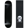 Moose Skateboard Deck Blank Dipped Black 8.0" Skull Grip