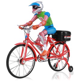 Electric Bicycles Toys Highly Simulation Bike Vehicle Model Toy with Light MusicRed Electric Bike Toy