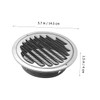 Mipcase Professional Stainless Steel Vent Cover Durable Wall Air Ventilation