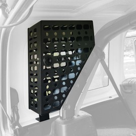 KOKSHELY Left Driver Heavy Duty Side Roll Bar Metal Storage Box Molle Panels Compatible With 2018-2025 Wrangler JL JLU 4 Doors|No Drilling|Easy Installation|Not Compatible With Soft Top