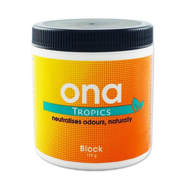 ONA Block Smell Flavour Odour Neutraliser Eliminate Air Odor Control Hydroponics (Tropics)