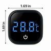 Digital Aquarium Thermometer for Fish Tanks – Touch-Switch Temperature Display