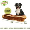 Woodbone Olive Wood Dog Chew Toy for Medium Dogs -