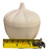 Garlic Shaped Storage Container For Fridge Organisation Minimal Space Consumption