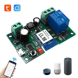 Newgoal WiFi Jog Relay Momentan/Auto-Lock Switch DIY-Module Smart Home-Automation App Control Compatible Alexa/Google Assistant/IFTTT