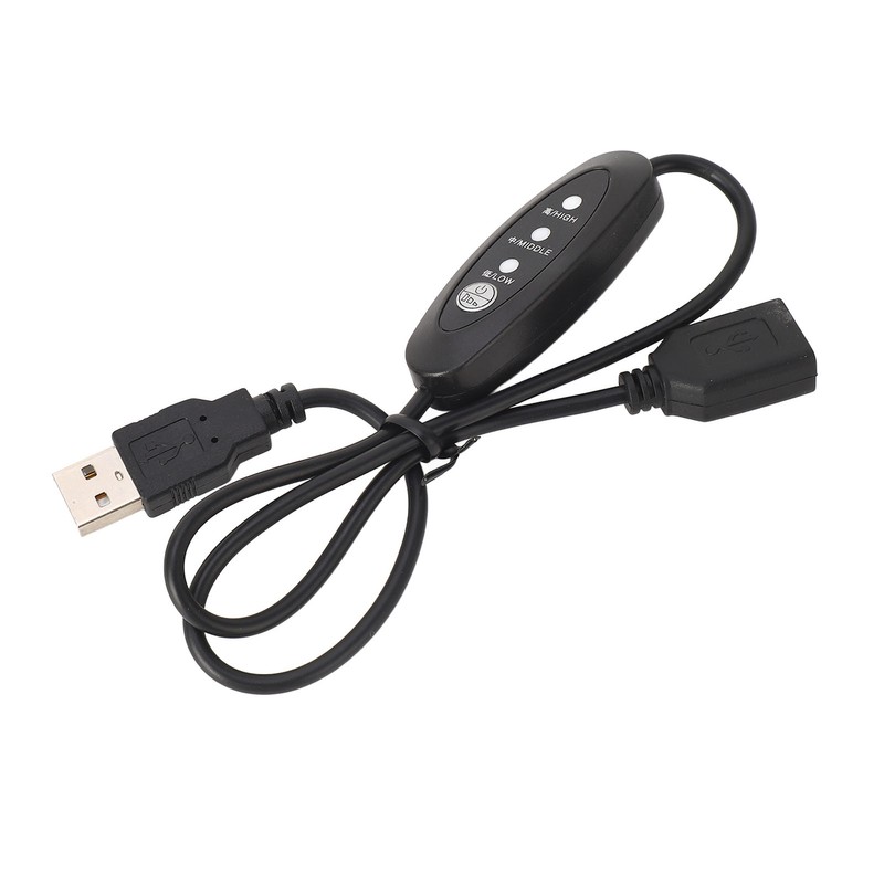 USB5V Thermostat Extension Cord Male in Female Out Flexible PVC