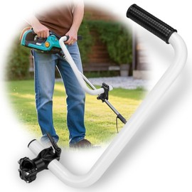 Weed Eater Handle Extension Ergonomic Weed Eater Attachments Weedeater Handle with Bracket Clamp for Yard Trimming Lawn Care Landscaping Universal Weedeater Handle