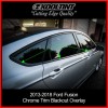 Avery Supreme Wrap Chrome Delete Vinyl Overlay fitting the 2013-2020