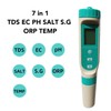 Water Quality Tester TDS EC PH SALT S.G ORP TEMP