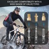DATEFUN Bicycle Valve Adapter Set - French Valve Adapter with