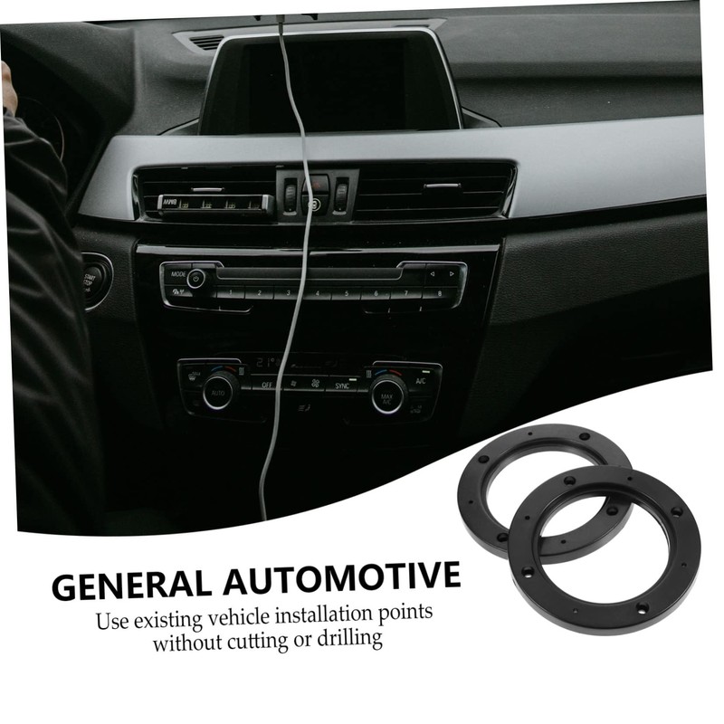iplusmile Auto Speaker Spacers Adapter 4 Inches Abs Material Easy