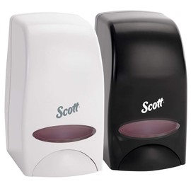 Scott Essential Manual Cassette Skin Care Dispenser (92144), 1 L Capacity, 4.85” x 8.36” x 5.43”, White, 1 / Case