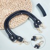 PH PandaHall 2 Pcs Leather Bag Handle, Snap Hook, Genuine
