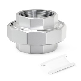 TAISHER 1PCS 304 Stainless Steel Union，2-1/2" NPT Female Cast Pipe Fitting