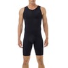 Underworks Extreme Compression Swim Bodysuit Large Black-Black