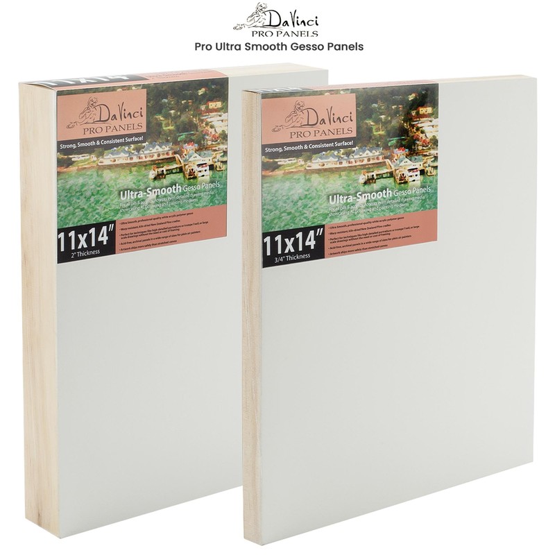 Da Vinci Pro Ultra Smooth Wood Canvas Gesso Board -