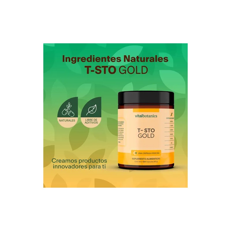 Precursor Testo Gold Con Maca 120 Capsulas | Vitalbotanics