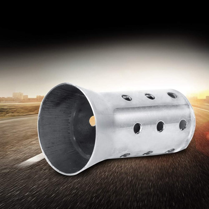 Qiilu Silenciador universal de motocicleta de 51 mm, el escape