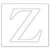 Sizzix Bigz Alphabet Uppercase Die Sassy Serif Letter "Z" by