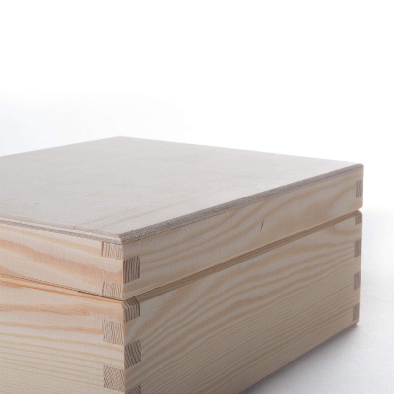 Wooden Decorative Box with 4 Compartments | 18 x 15.5