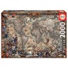 Educa - Pirates Map - 2000 Piece Jigsaw Puzzle -