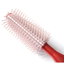 Roll Hair Brush, Wine Color, M, Φ1.6 x 7.1 inches (4.2 x 18 cm), 905