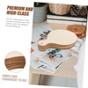 Ipetboom 10pcs DIY Wood Cutting Boards Round Chopping Boards with