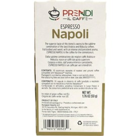 Prendi iL Caffe-Aluminium Capsules Prendi Espresso Napoli Medium Roast - 100 Count
