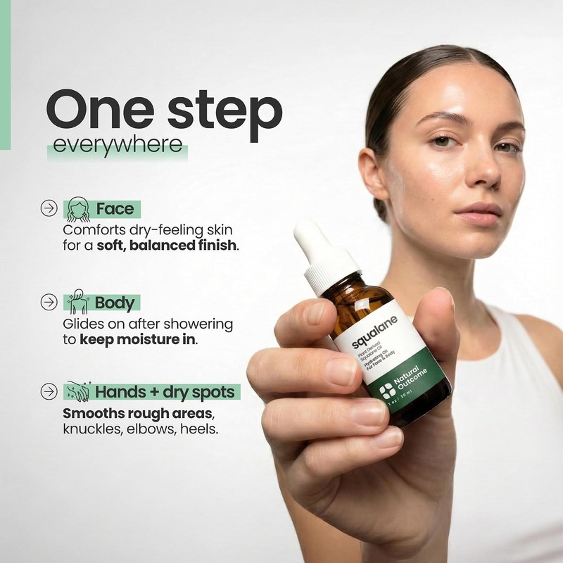Natural Outcome Skin Moisturizer L Aceite Escualano Puro