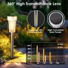 Mancra Solar Lights Outdoor Waterproof, 8 Pack Stainless Steel Solar