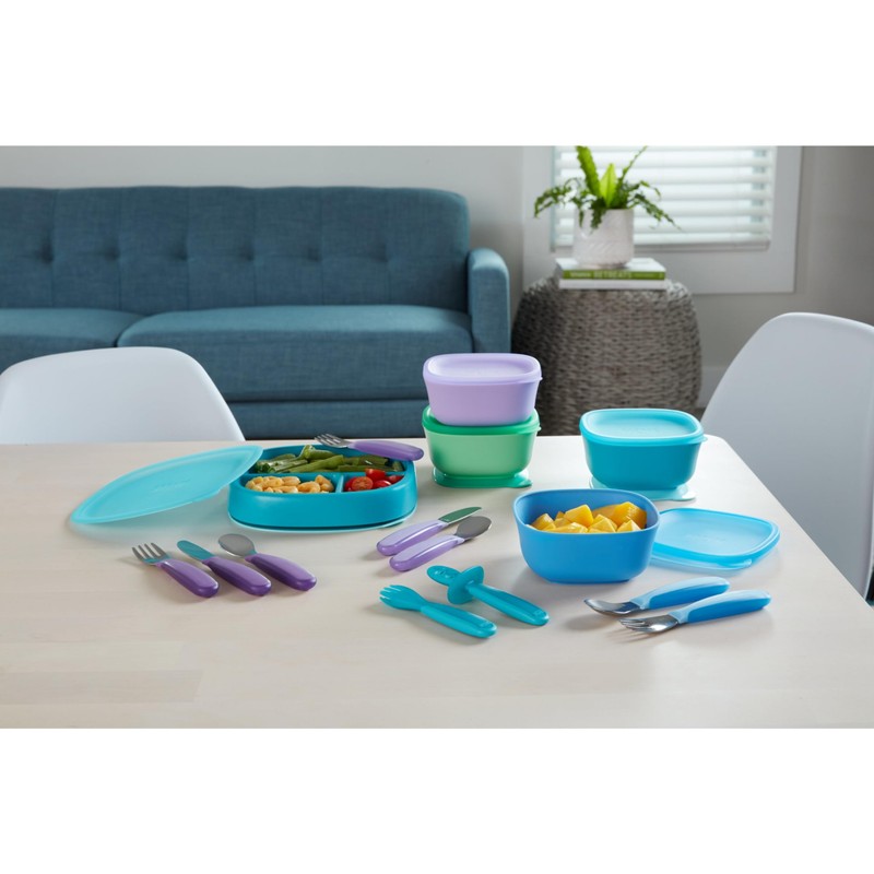 NUK Kiddy Cutlery Forks, Durable Stainless Steel, BPA & Latex-Free,
