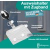 4 x ID Card Holder with Retractable ID Yo-Yo –