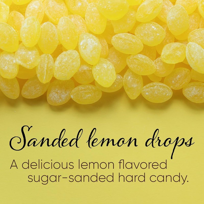 Lemon Drops Old Fashioned Sanded Hard Candy - 3 lb