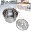 Steaming Basket for TM6 TM5, 6.7x3.5in, Steaming Pot Stainless Steel