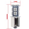 GLOFE 3Pcs Blue Interior Map Dome Light LED Bulbs Compatible