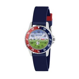 Tikkers Football Rotating Disc Time Teacher Watch - NTK0021