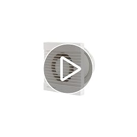 Estevez Extractor De Aire Modelo 1206-BL (eco) | Ventilador para Baño y Cocina Ultra Delgado 6", 25 Watts, 46dB, Flujo de Aire 188m³/hr, | Instalación en Muro o Techo.