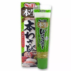S&B Foods Premium WASABI Paste In Tube For Sushi Sashimi (1.52 oz) Made in Japan