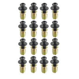 SOTECH Screw Set 16 Pieces M6 x 20 mm with Threaded Sockets/M6 x 15 mm and Washers for Table Frames, Table Legs and Much More