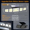 3000LM Solar Lights Outdoor, 5 Heads Solar Security Lights with