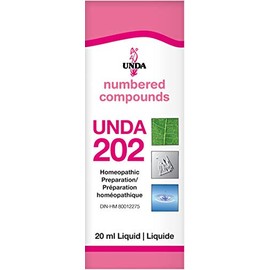 UNDA - UNDA 202 Numbered Compounds - Homeopathic Preparation - 20 ml Liquid