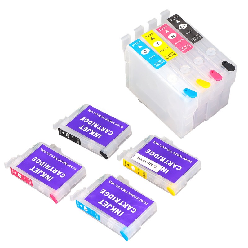 Refillable Ink Cartridge PP Cartridges Replacement for XP‑200 XP‑300 XP‑400
