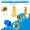 Tigbear R1234YF to R134A Adapter 90 Degrees R1234YF to R134A