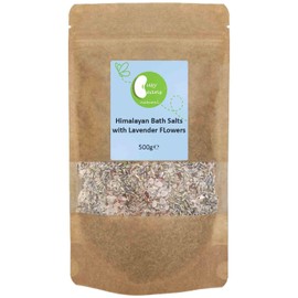 Himalayan Bath Salts with Lavender Flowers by Busy Beans (500g)