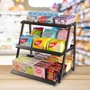 WWN 3-Tier Candy Display - Multi-Functional Counter Snack & Chip
