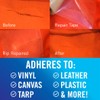 Repair Tape for Fabric and Vinyl 30ft x 3in, Clear