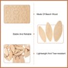 uxcell 300Pcs Wood Joiner Biscuits, 45x16x3.8mm/54x19x3.8mm/57x24x3.8mm Woodworking Biscuits Joiner Accessories