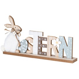 levandeo Easter Wooden Table Decoration with Letters Design 34 x 17 cm