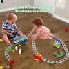 Cabeeskii Building Blocks Rail Set, Toy Railway Rails, Consisting of